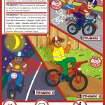 плакат 5 Правила управления велосипедом №1